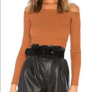House of Harlow x Revolve Dove Rib Sweater
